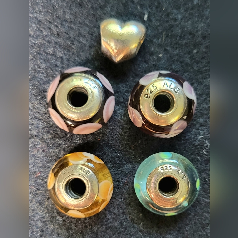 5 Authentic Pandora Charms